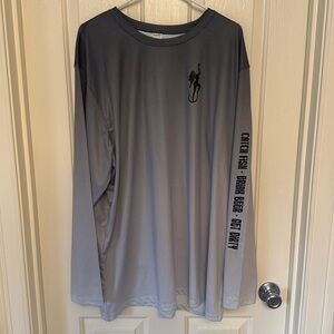 Dirty hooker, fishing gear, long sleeve shirt. 3XL